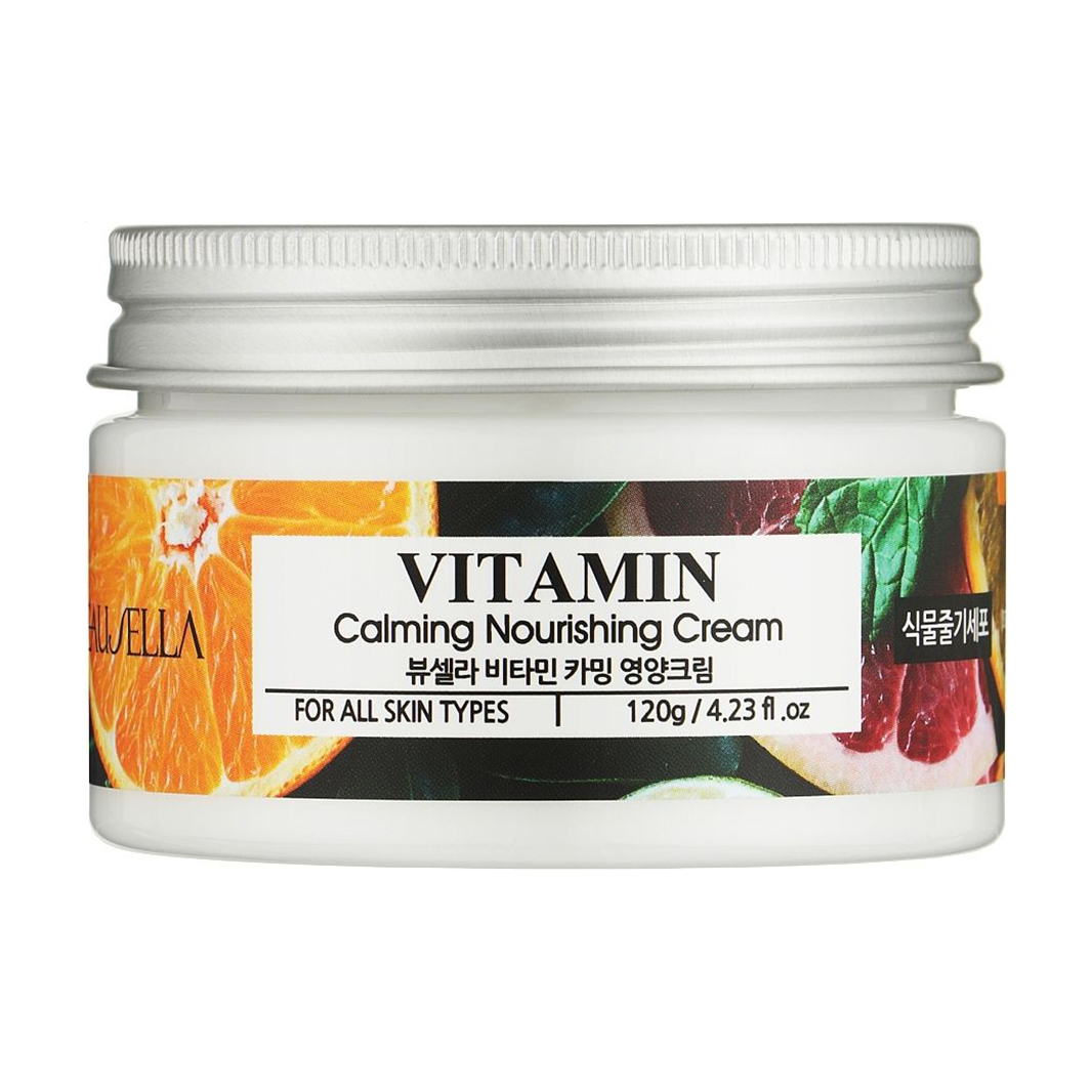 Заспокійливий живильний крем для обличчя Juno Beausella Vitamin Calming Nourishing Cream для всіх типів шкіри, з вітамінами, 120 г